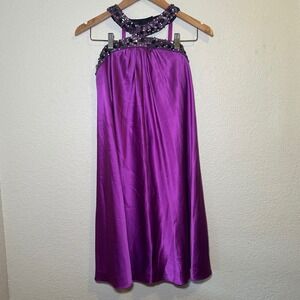 VTG Marc Bouwer Glamit! Size 10 Mini Dress Silk Babydoll Cocktail Party Prom Y2K